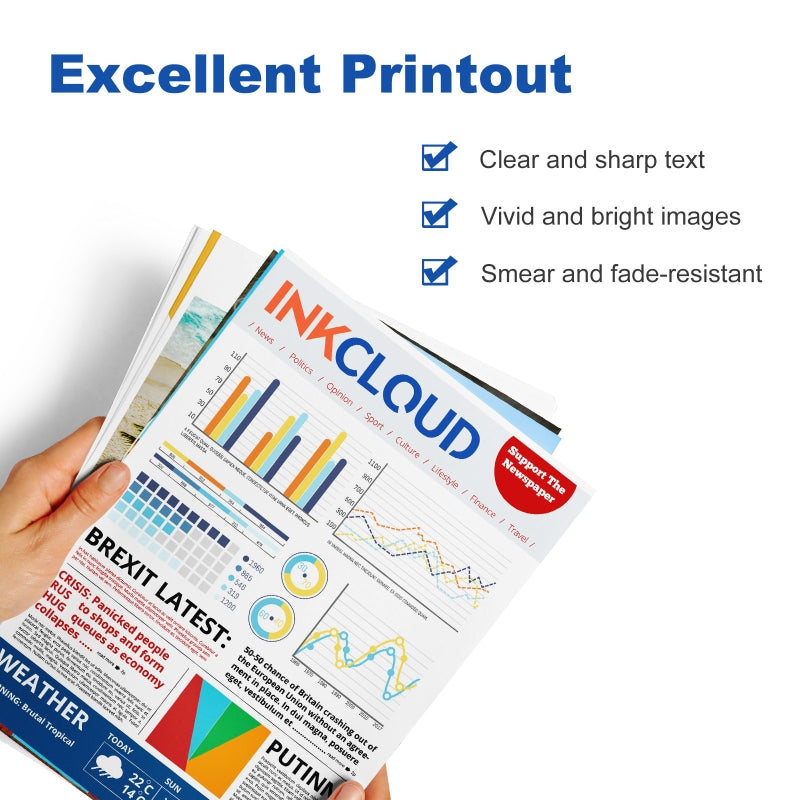 inkcloud LC422XL/LC422 Cartouches de remplacement compatibles avec Brother MFC-J5340DW, J5740DW, J6540DW - 2 magenta
