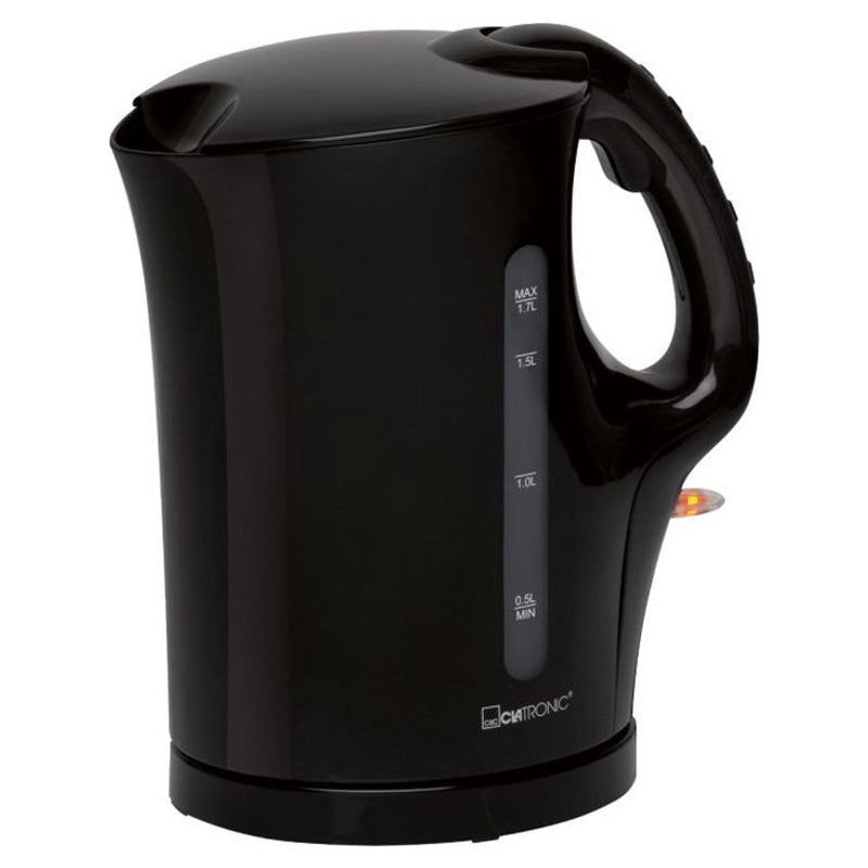 Clatronic WK-3819 Bouilloire électrique noire à ébullition rapide 2200 W - 1,7 L