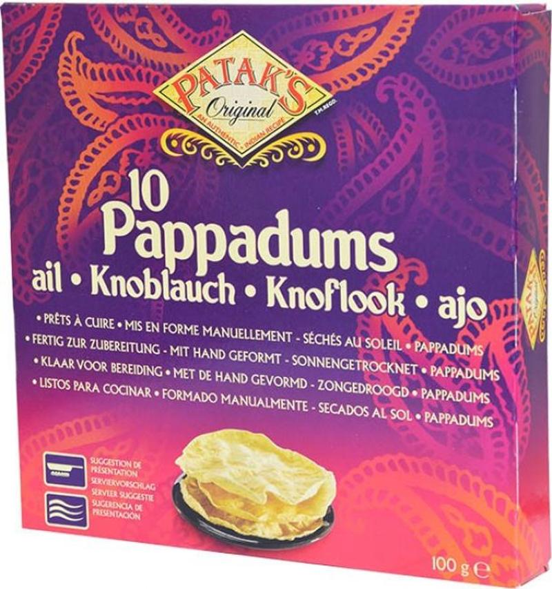 Patak's Pappadums à l'ail - 100 g