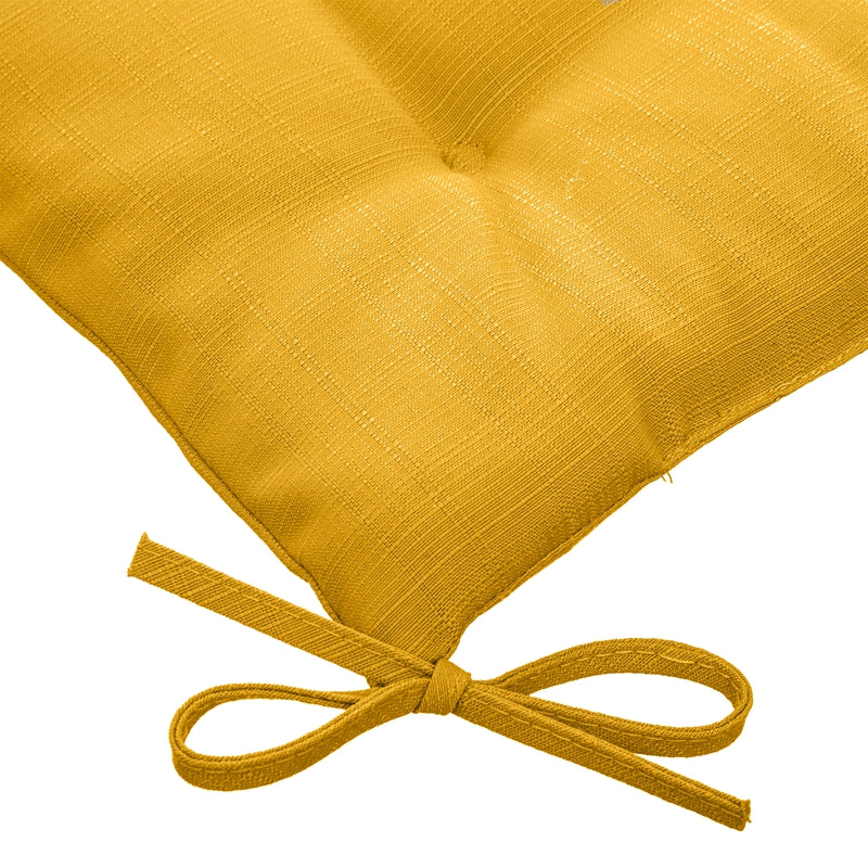 Coussin d'Assise Korai 40x40 cm - Moutarde - Lot de 4