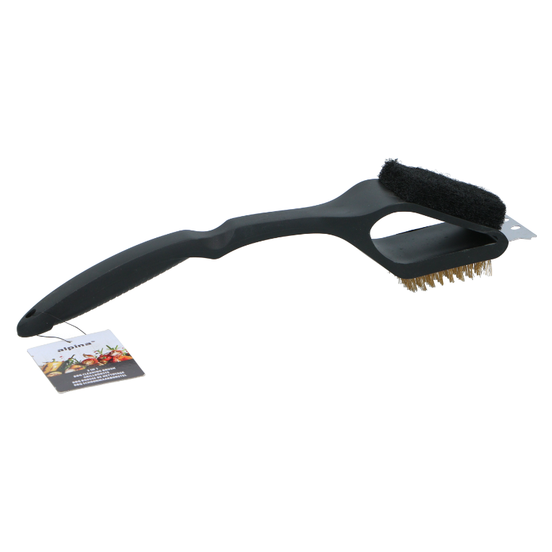 Alpina Brosse de nettoyage pour barbecue 3-en-1