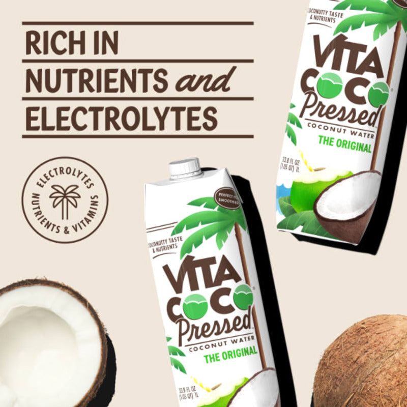 VITA COCO Eau de coco pressée 1L