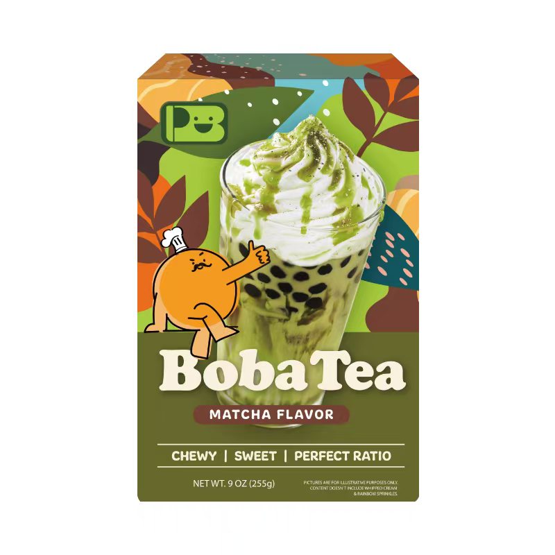 JENI Kit de bubble tea saveur matcha - 3 kit - 255 g