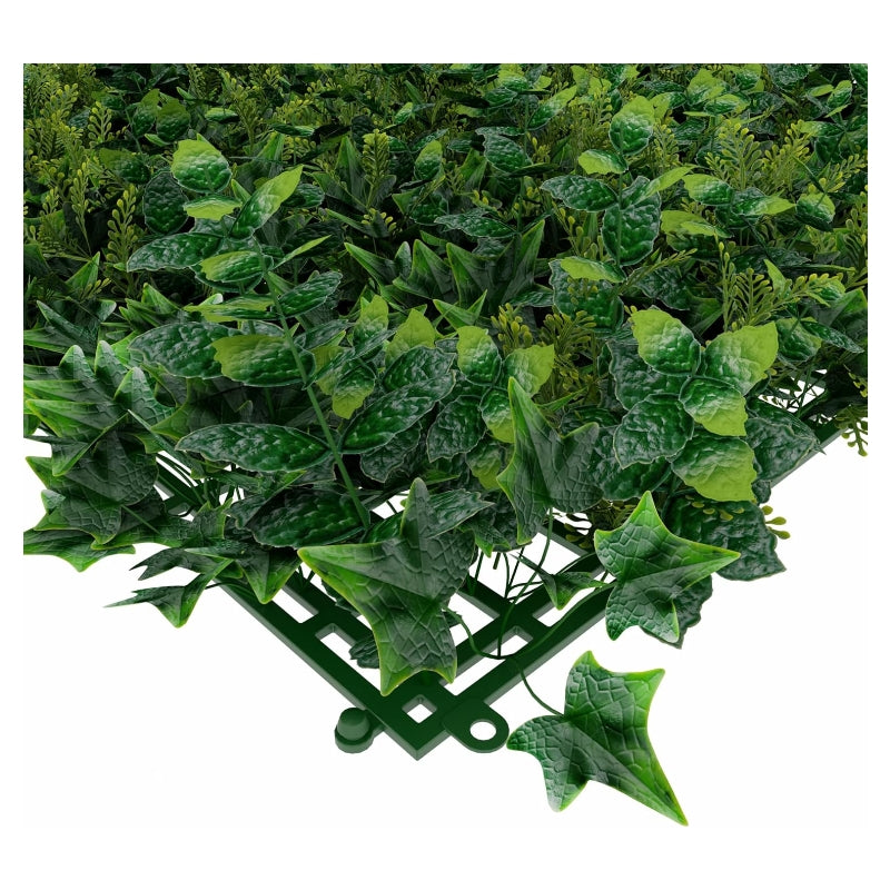 TENAX Divy 3D Panneau modulaire vert à feuilles artificielles Saltus - 0,5 x 1 m