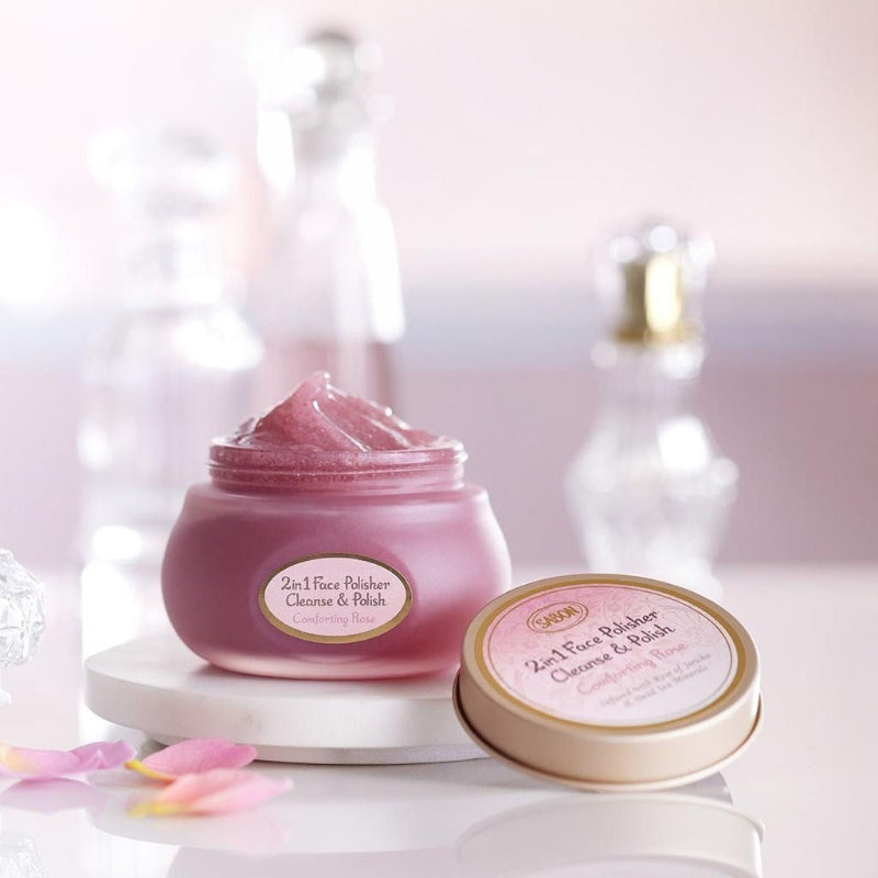 SABON Gommage Nettoyant Visage 2 en 1 - Rose de Damas - 125 ml