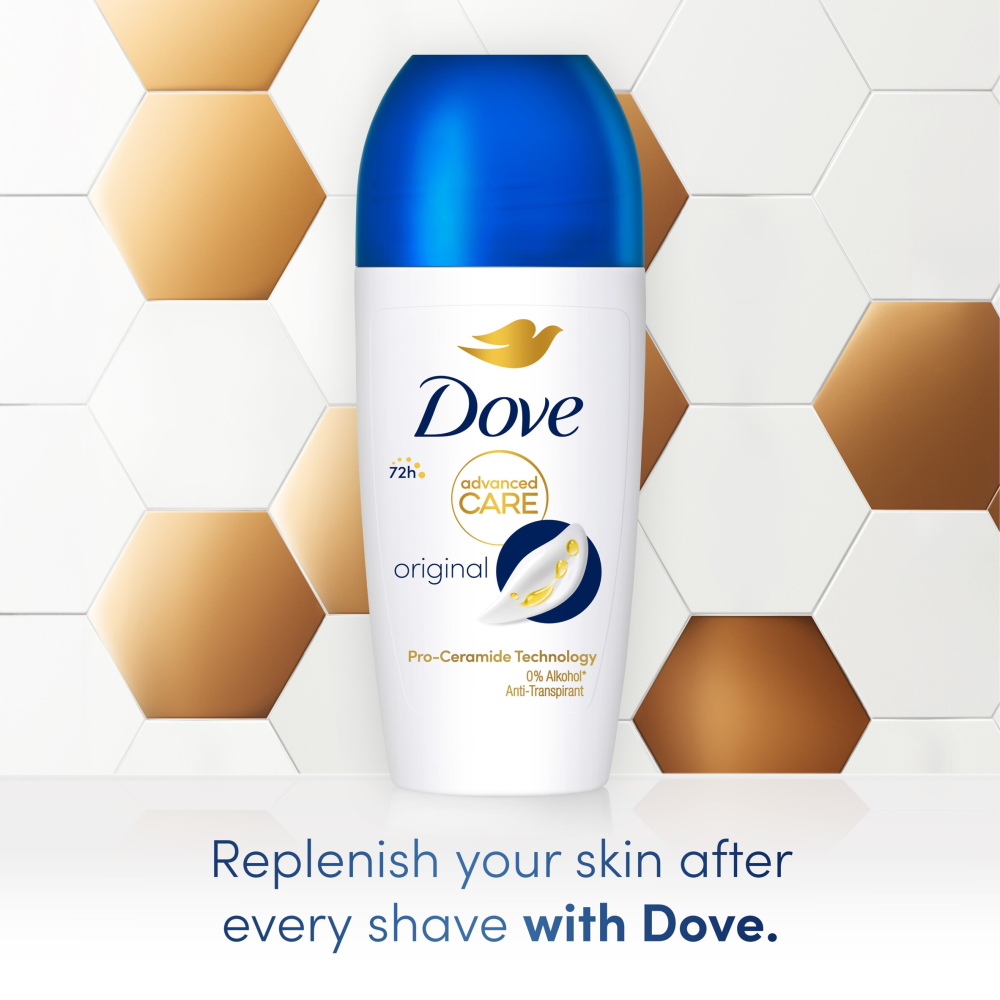 Dove Advanced Care Déodorant Anti-transpirant Roll-On Original 50 ml