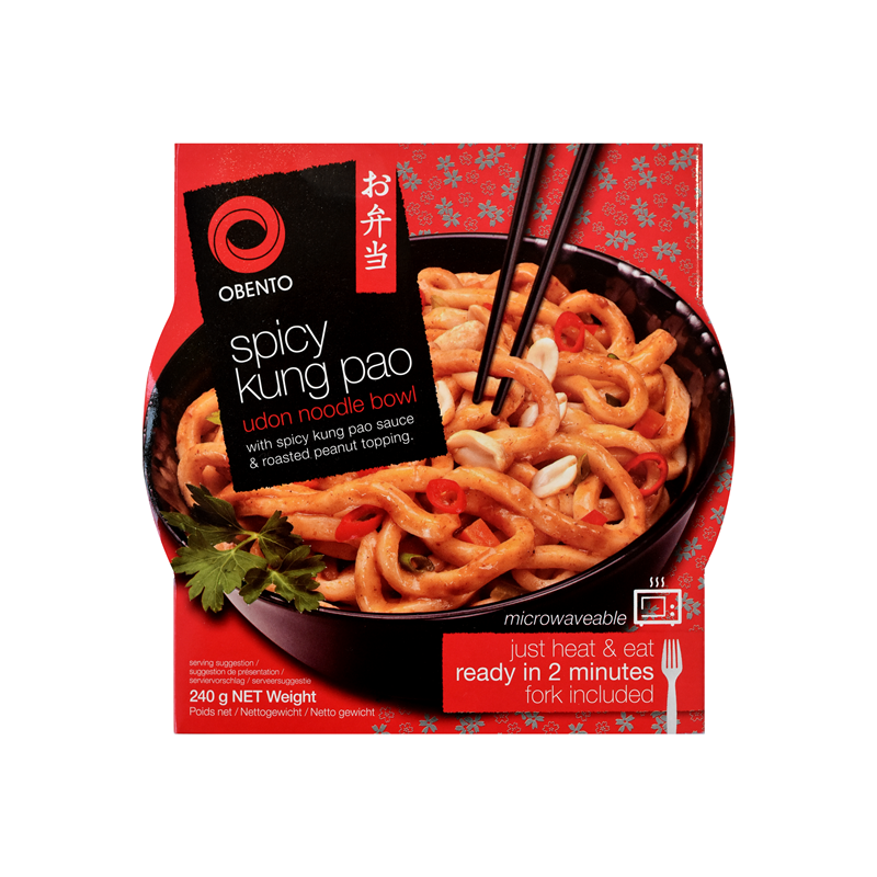 Obento Bol de Nouilles Udon Kung Pao - 240 g