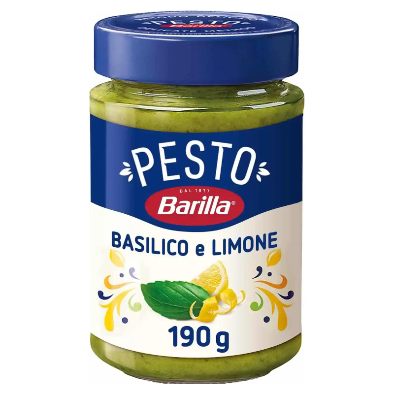 Barilla Pesto au basilic et au citron 190 g