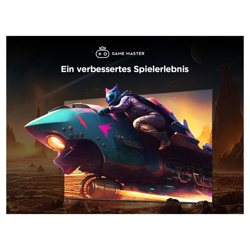 TCL 55V6C Smart TV 55 pouces 4K Ultra HD, compatible HDR10+, dalle HVA rigide, Dolby Vision