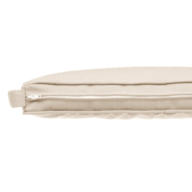 Coussin d'Assise Korai 40 x 40 cm Coloris Blé