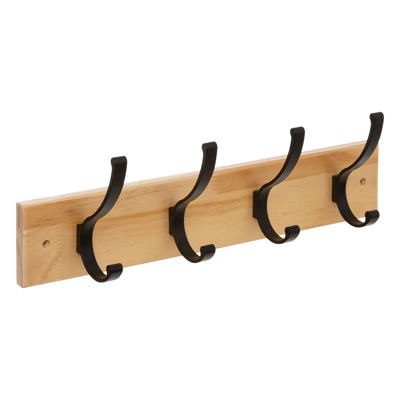 5 Five Étagère Jano 4 crochets en bois et métal