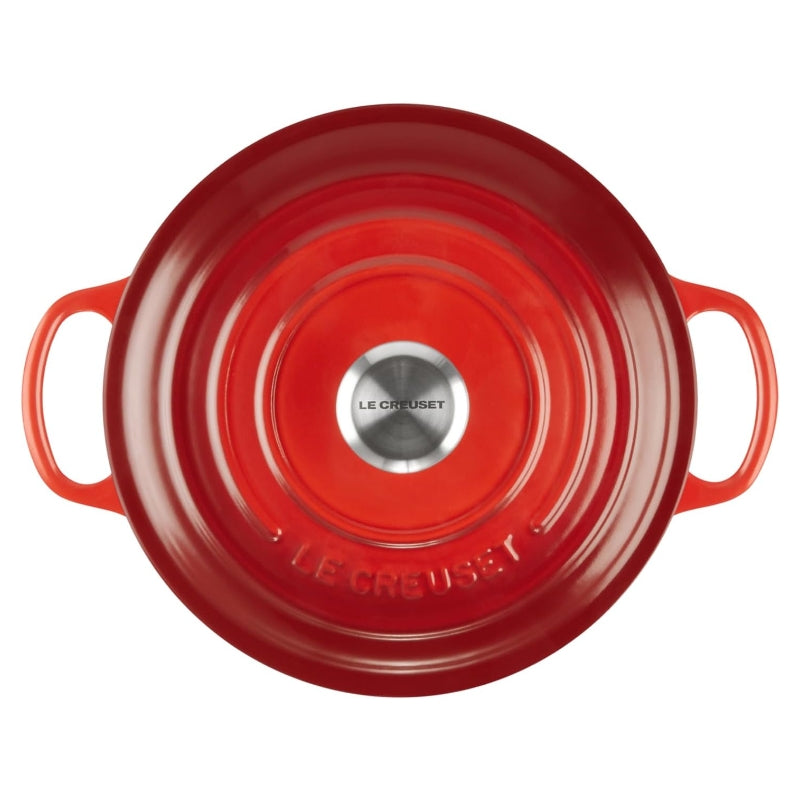 Le Creuset Signature Cocotte ronde rouge cerise - 20 cm