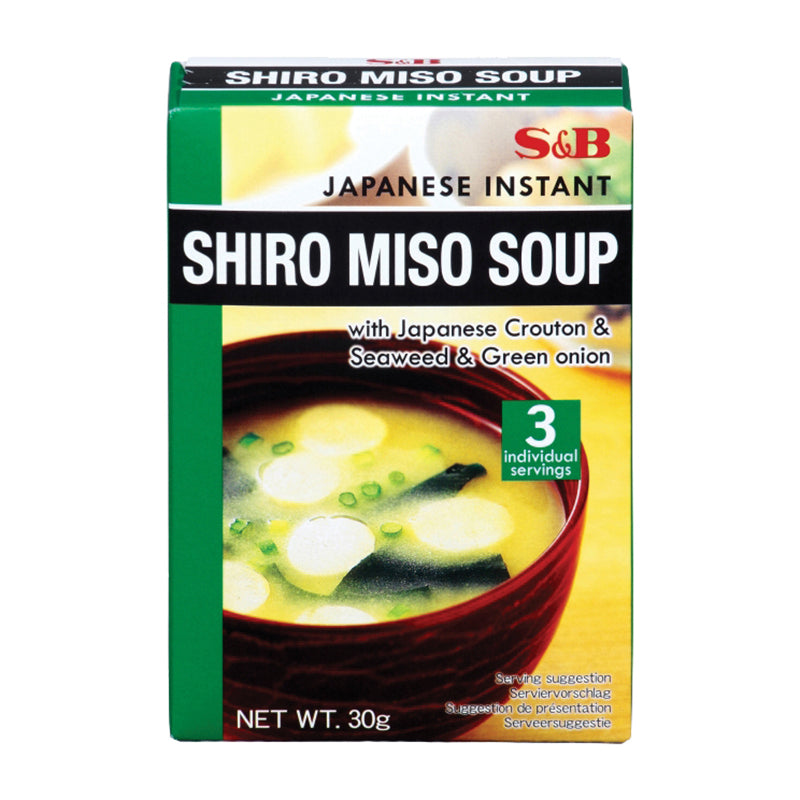 S&B Soupe instantanée miso Shiro - 30 g