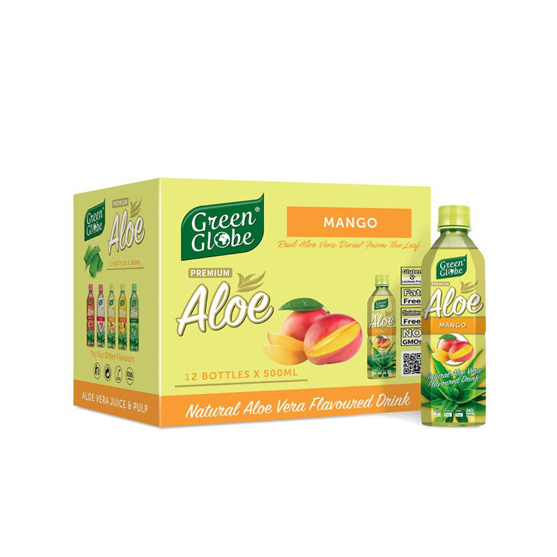 OKF Boisson à l’aloe vera saveur mangue - 20 x 500 ml