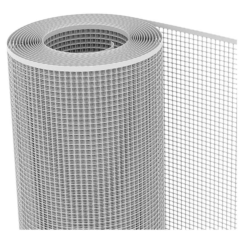 Tenax Quadra 10 Grillage en plastique Argent 1 x 30 m pour protection de portail et clôture