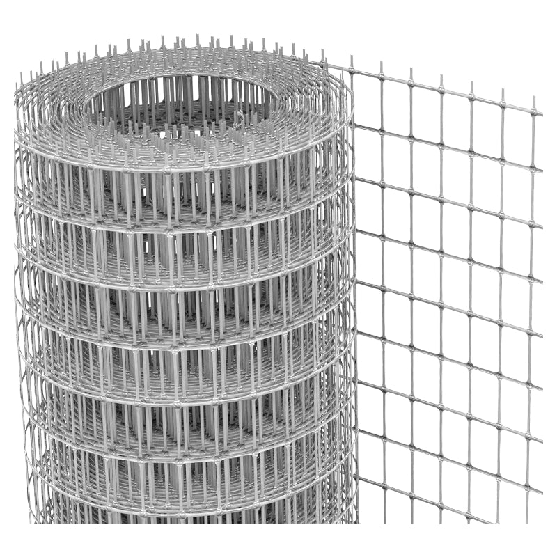 Tenax Millennium Filet de clôture argent 1 x 25 m résistant aux UV et aux chocs
