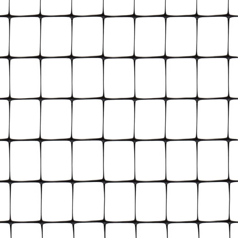 Tenax Aviary Clôture en plastique Noir 1,5 x 200 m Pour cages usage agricole