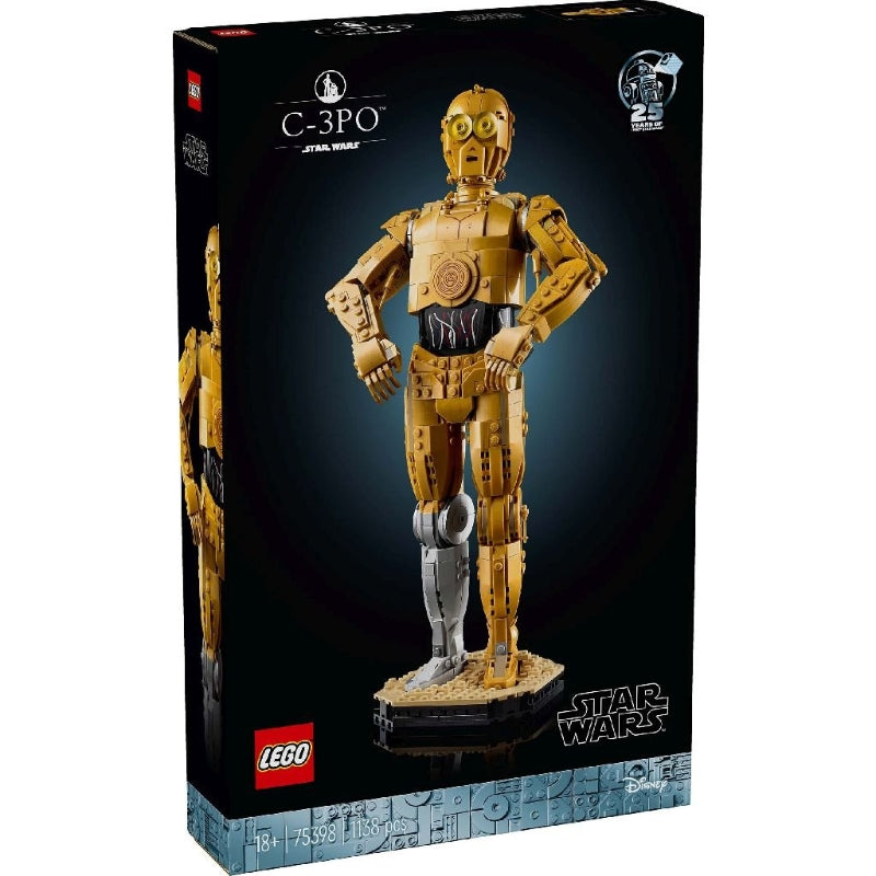 LEGO Star Wars 75398 C-3PO Figurine de droïde à construire