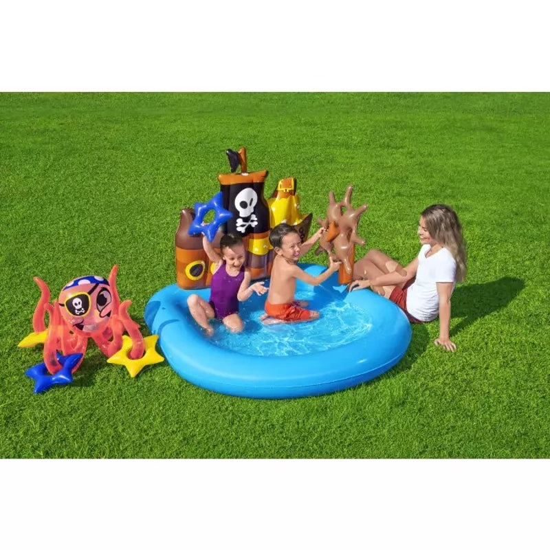 Bestway Ships Ahoi Aire de jeux aquatique gonflable - 140 x 130 x 104 cm