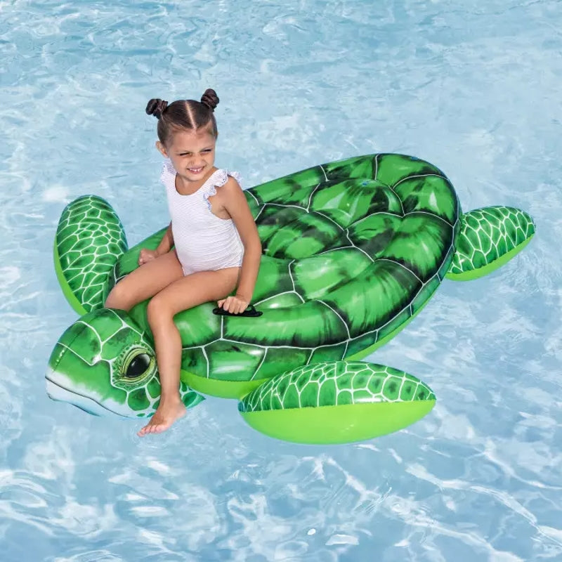 Bestway Tidal Turtle 41472 Bouée gonflable tortue à chevaucher - 153 x 140 x 38 cm