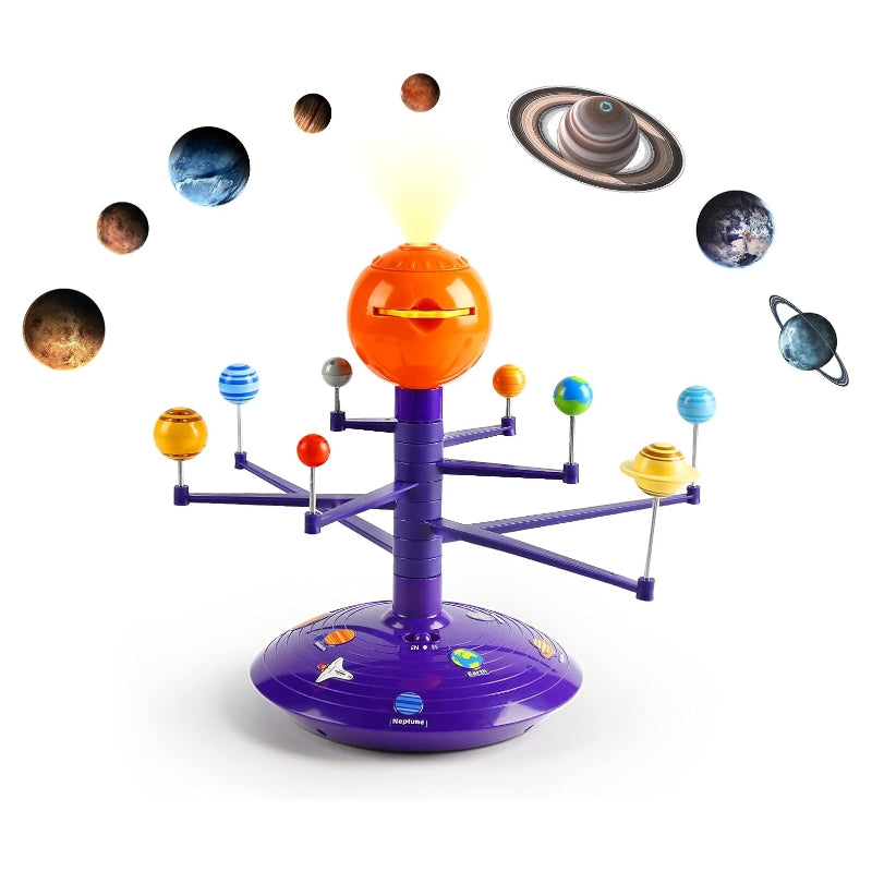 Science Can Ensemble jouet modèle du système solaire pour enfants avec projection parlante à partir de 3 ans Soldes du Nouvel An Meilleures idées cadeaux