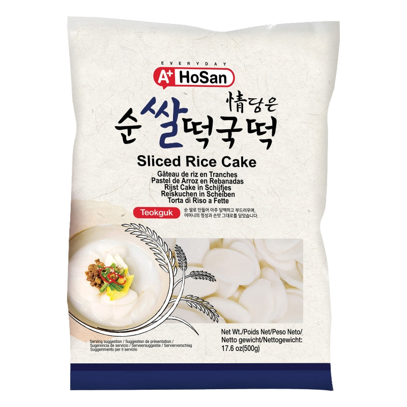 A+ Hosan Gâteaux de Riz en Tranches (Teokguk) 500 g