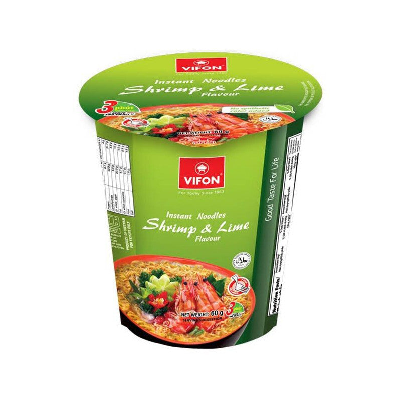Nouilles Instantanées en Cup Vifon Saveur Crevette & Citron Vert 60 g