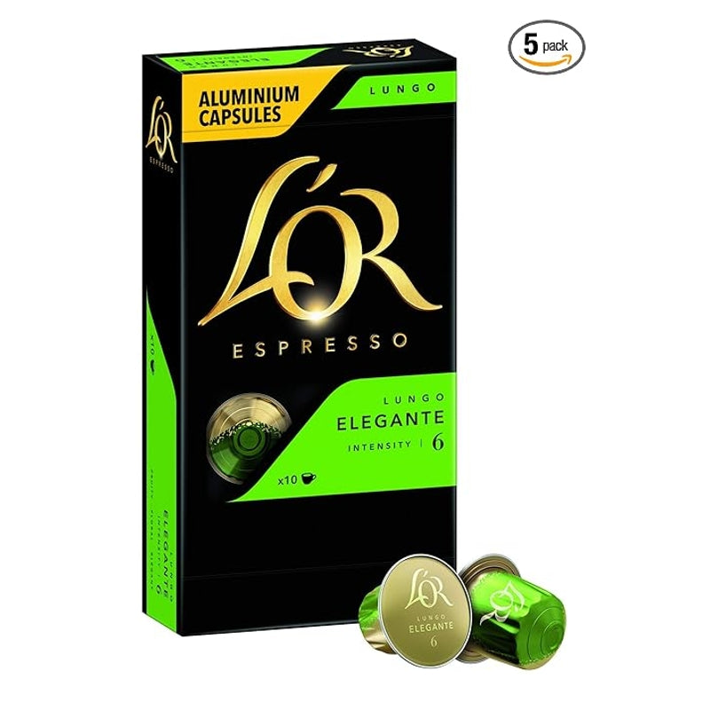 L'OR Capsules de Café Lungo Elegante - 10 Capsules