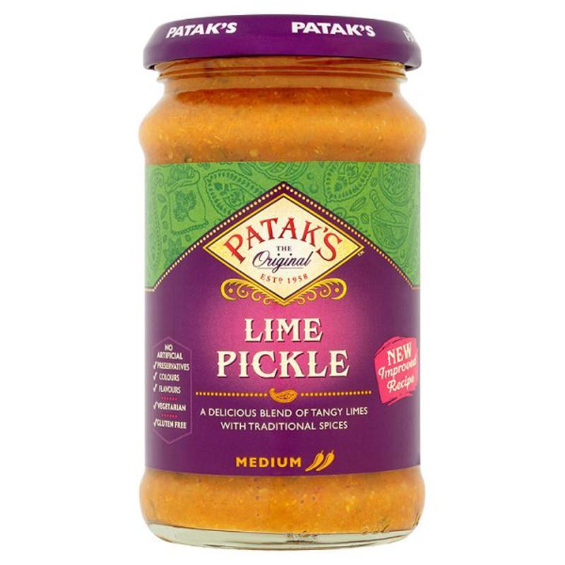Patak's Pickles de citron vert doux - 283 g
