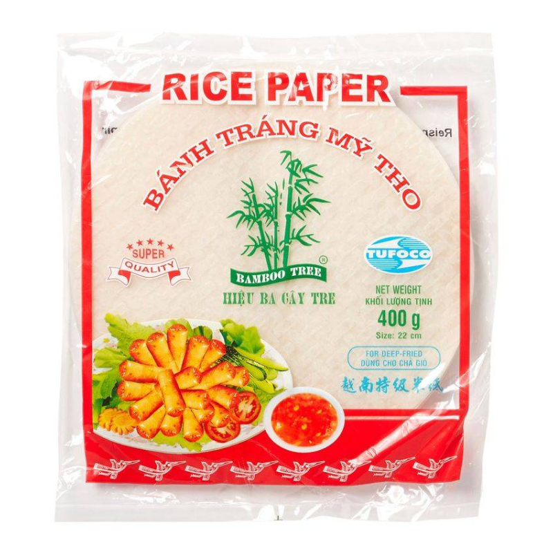 BAMBOO TREE Feuilles de riz premium 22 cm - 400 g