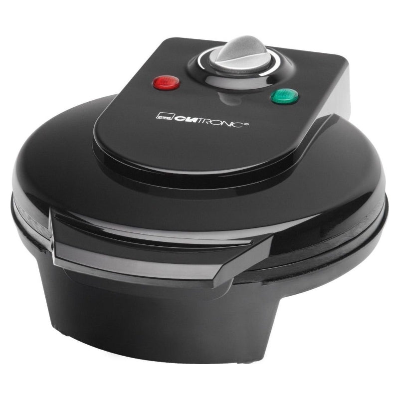 Clatronic WA 3491 Gaufrier antiadhésif en forme de cœur, 700 W, noir