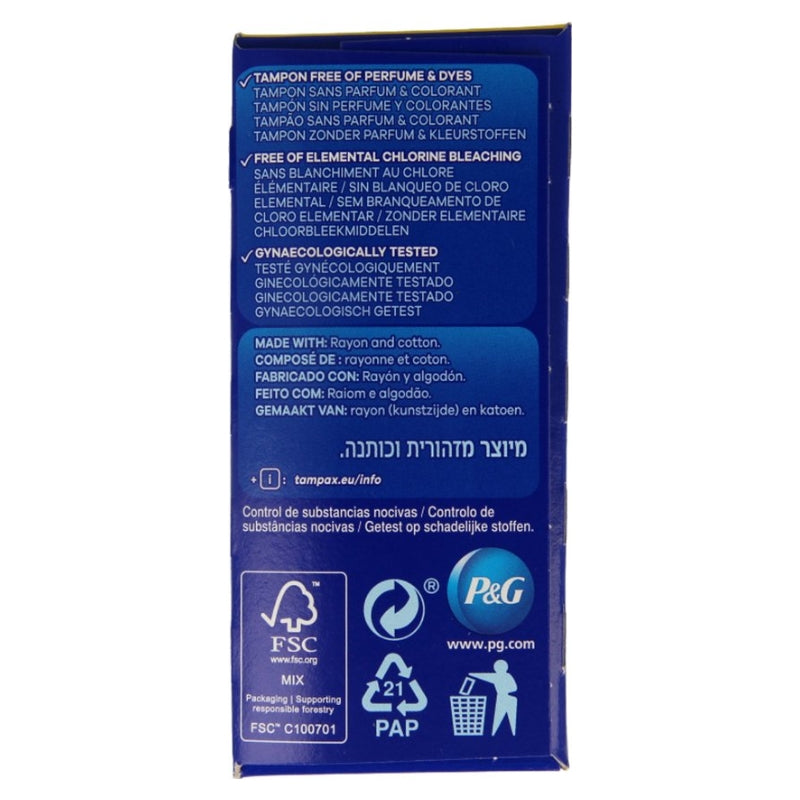Tampax Tampons réguliers 20, 01/30
