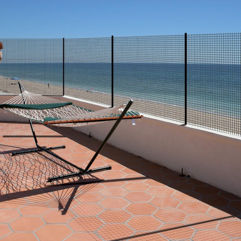 Tenax Millennium Clôture en plastique durable aspect métal Anthracite 1 x 10 m