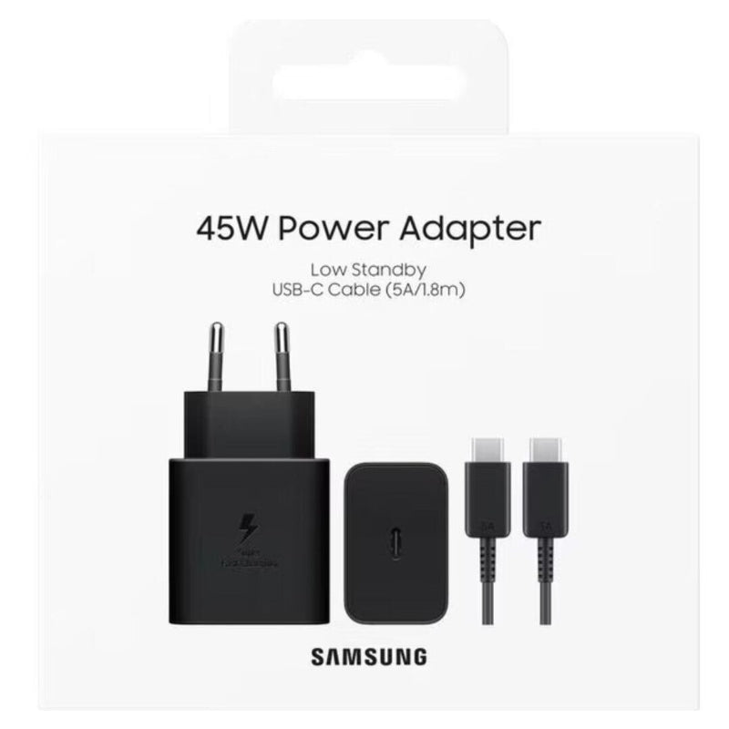 Samsung EP-T4511 Adaptateur de charge rapide USB-C avec câble de données 45 W