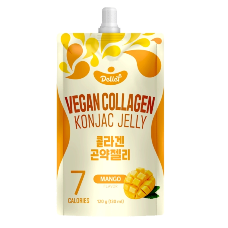 DELIEF Gelée de konjac saveur mangue (Vegan) 120 g