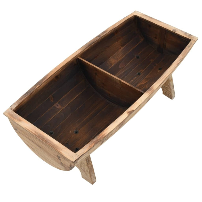 vidaXL Banc de Rangement 103 x 51 x 44 cm en Bois Massif et Tissu