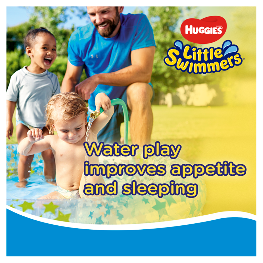 Huggies Little Swimmers Culottes de Bain Taille 3-4 (7-15 kg) Pack de 12
