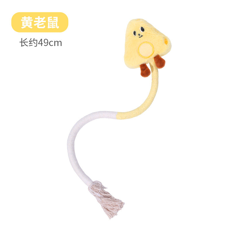 Meowmagic Lot de 4 jouets corde à mâcher pour chat