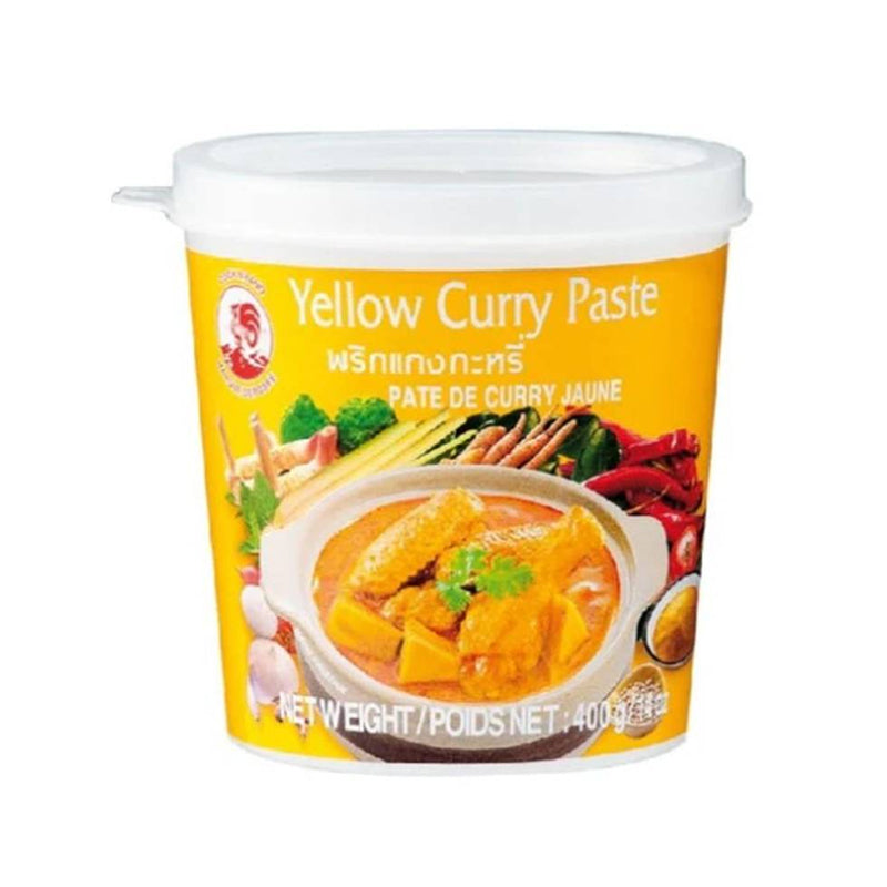 Cock Brand Pâte de curry jaune Thaï - 400 g