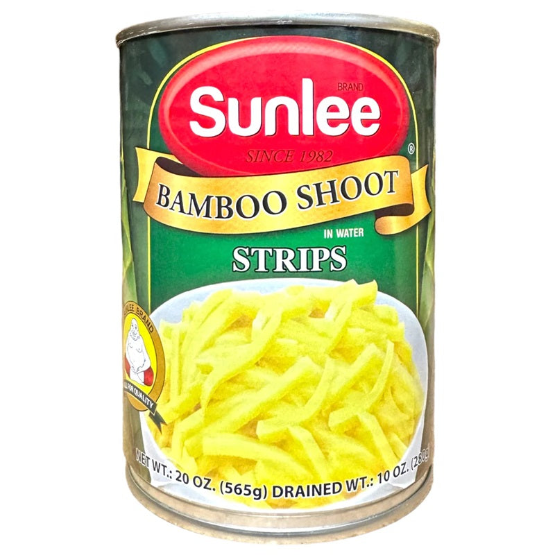 Sunlee Lamelles de pousses de bambou au naturel en boîte 565 g