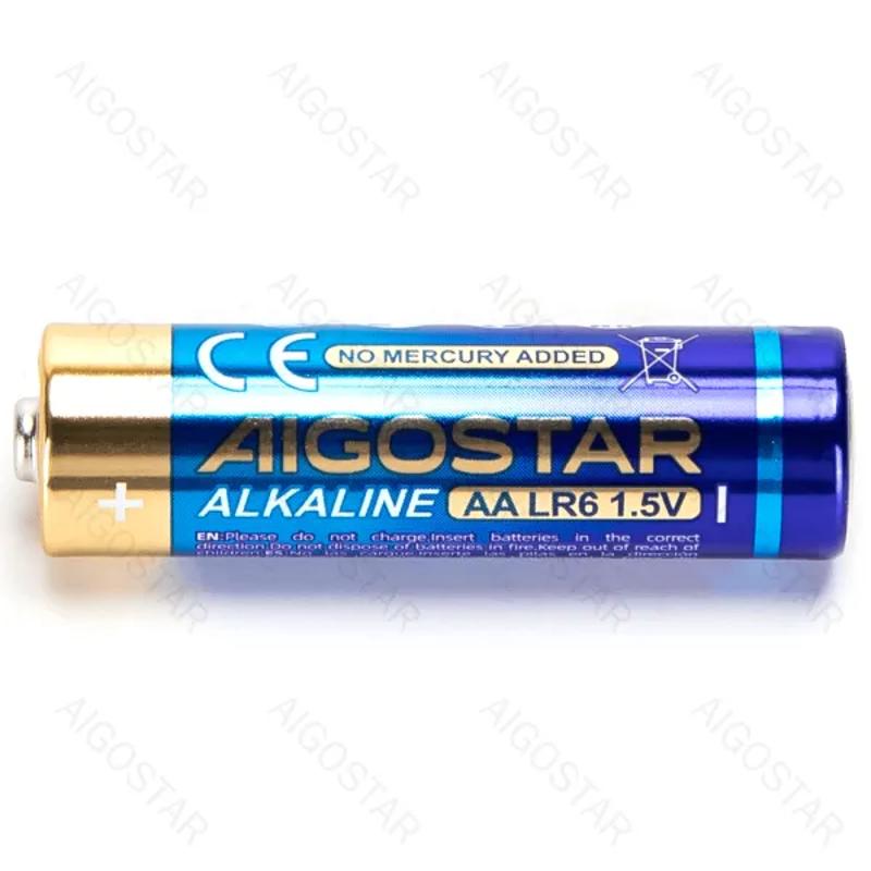 Aigostar Piles Alcalines LR6 (AA) 1,5 V - Lot de 8