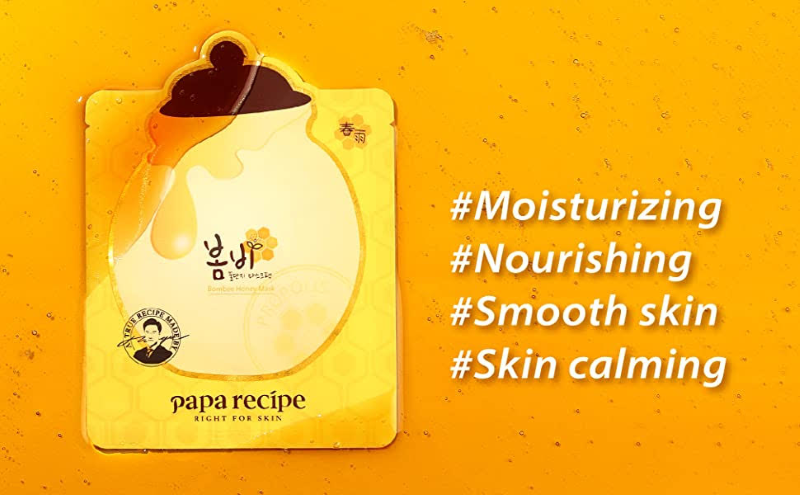 Papa Recipe Masque en Tissu Miel Abeille - 10 Feuilles