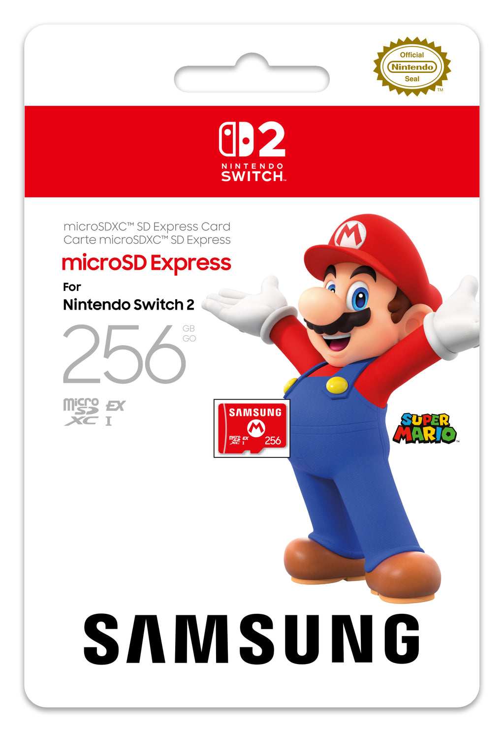 Samsung Carte microSD Express 256 Go pour Nintendo Switch 2