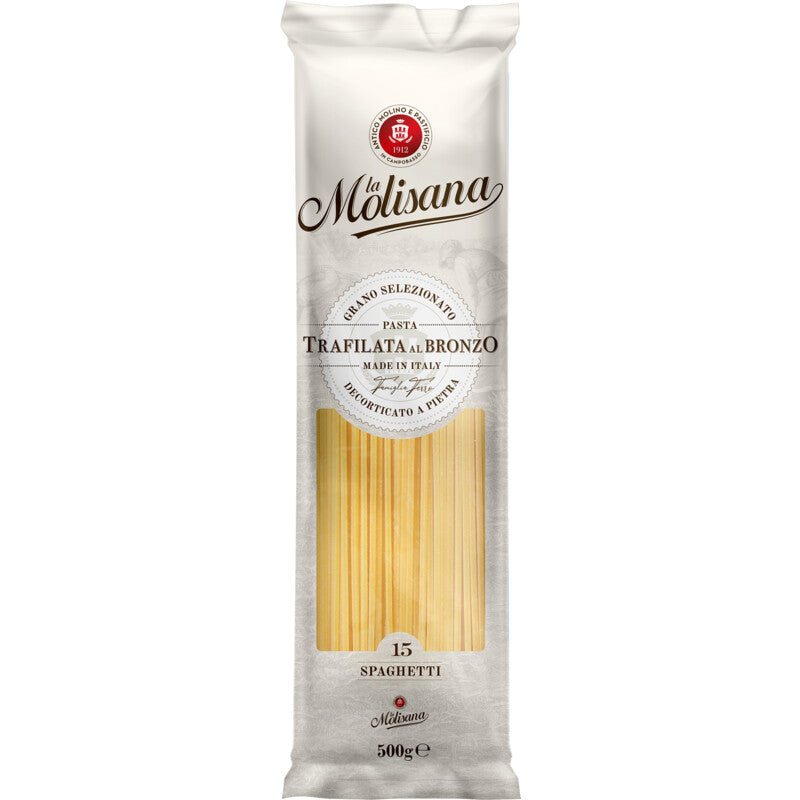 La Molisana Spaghetti étirées au bronze n°15 - 500 g