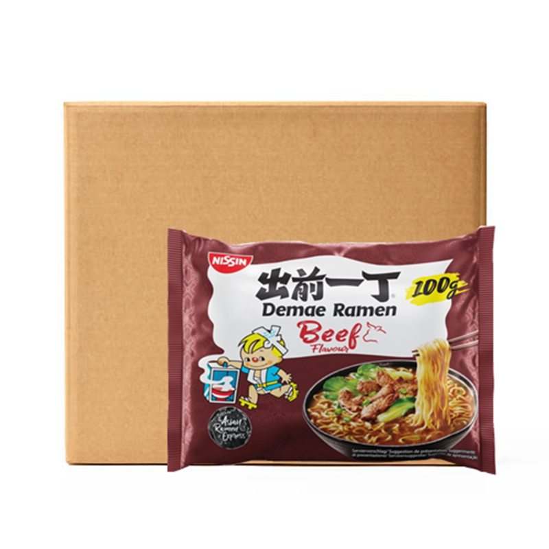 Demae Ramen Saveur Bœuf 30 x 100 g - 1 Boîte