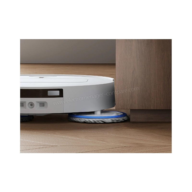 ECOVACS T50 Omni Aspirateur robot avec station d’accueil, puissance 15000 Pa (amélioré par T30 Pro Omni), brosse latérale extensible, ZeroTangle 2.0