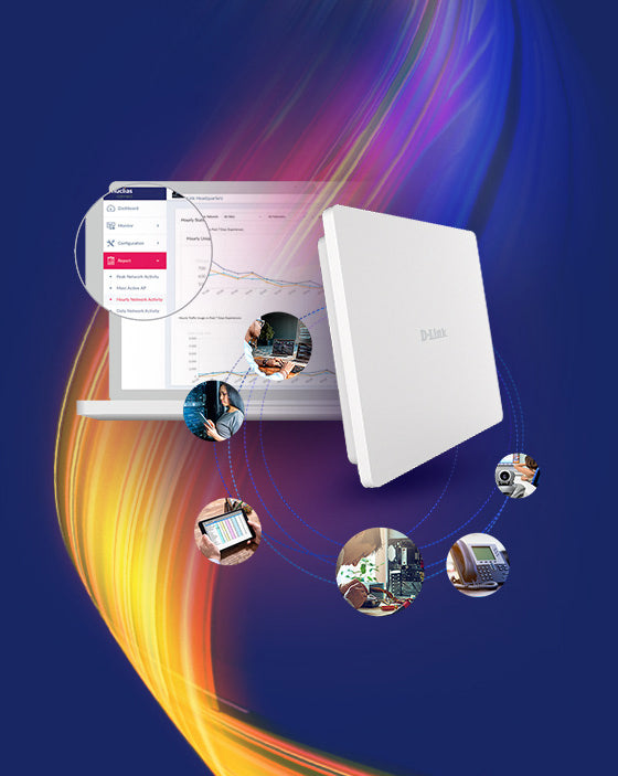 D-Link DAP-X3060OU point d'accès réseaux locaux sans fil 3000 Mbit/s Blanc Connexion Ethernet, supportant l'alimentation