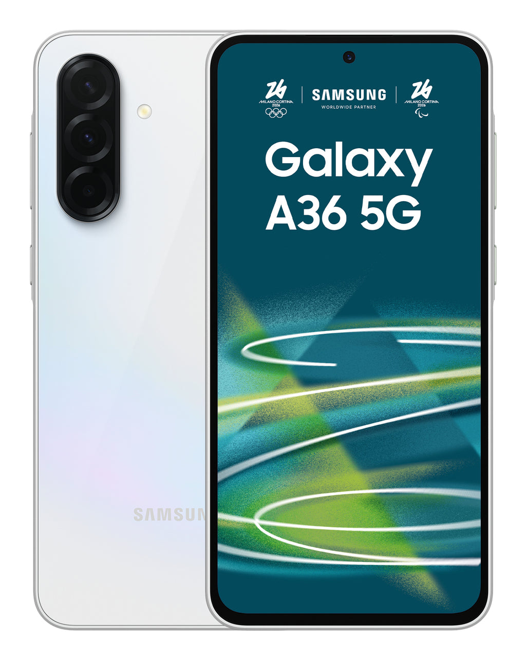 Samsung Samsung Galaxy A36 17 cm (6.7") Double SIM Android 15 5G USB Type-C 8 Go 256 Go 5000 mAh Blanc