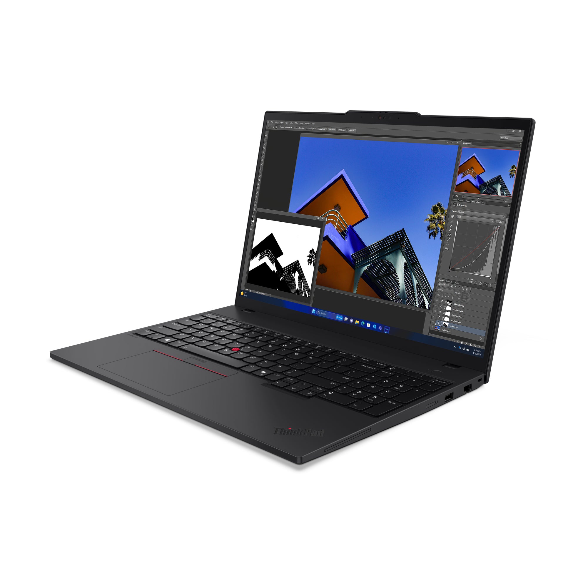 Lenovo ThinkPad T16 Gen 3 Intel Core Ultra 7 155U Ordinateur portable 40,6 cm (16") WUXGA 32 Go DDR5-SDRAM 512 Go SSD Wi-Fi 6E (802.11ax) Windows 11 Pro Nordique Noir