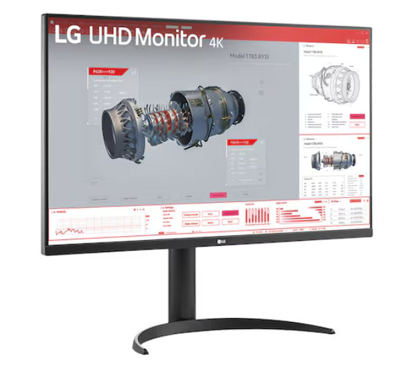 LG 32BR55UK-B Moniteur Docking 32 pouces VA 4K UHD 3840 x 2160 HDMI DisplayPort USB-C
